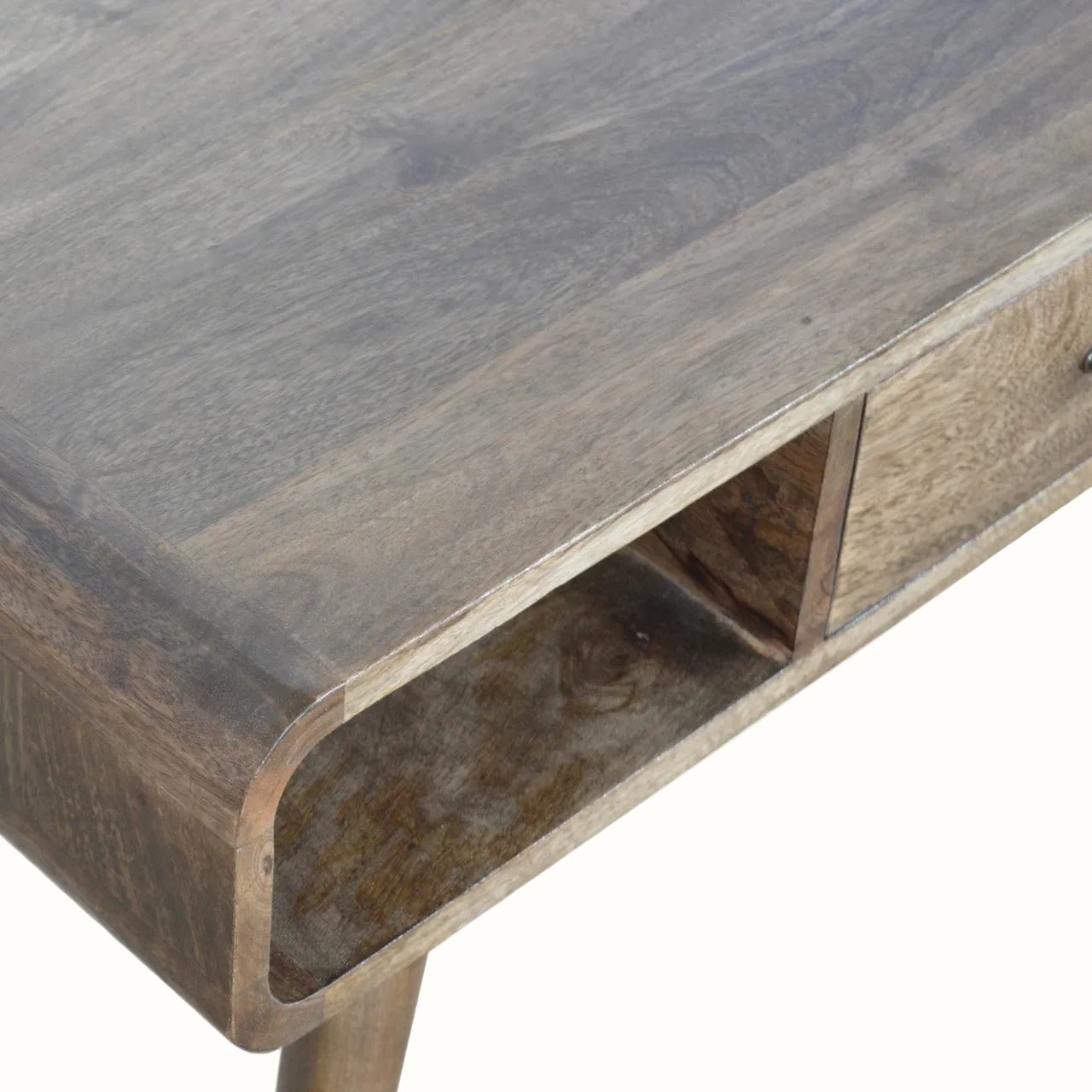 Hamade Open Coffee Table, Medium - Grey Wash Coffee Tables - Bokel Home