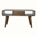 Hamade Open Coffee Table, Medium - Grey Wash Coffee Tables - Bokel Home