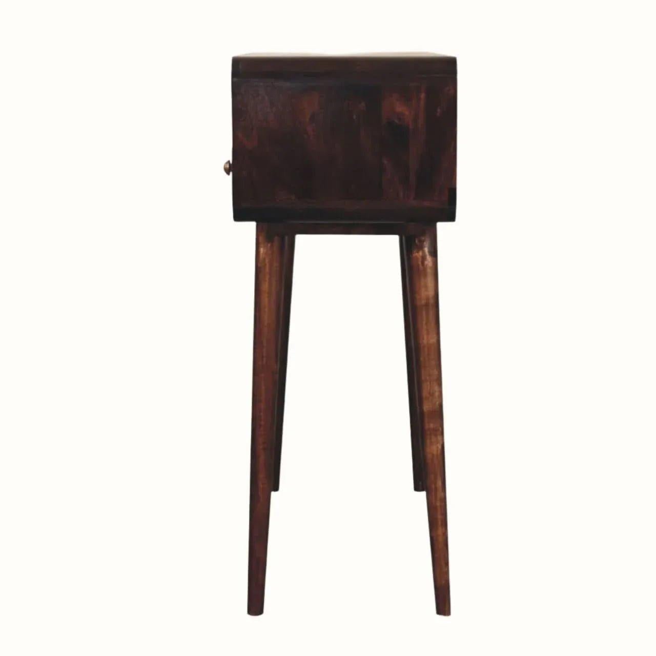 Hamade Open Console Table, Medium - California Walnut Console Tables - Bokel Home