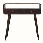 Hamade Open Console Table, Medium - California Walnut Console Tables - Bokel Home