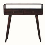 Hamade Open Console Table, Medium - California Walnut Console Tables - Bokel Home