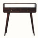 Hamade Open Console Table, Medium - California Walnut Console Tables - Bokel Home