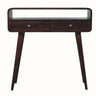 Hamade Open Console Table, Medium - California Walnut Console Tables - Bokel Home