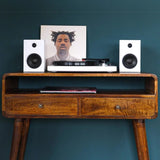 Hamade Open Console Table, Medium - Chestnut Console Tables - Bokel Home