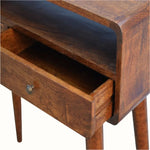Hamade Open Console Table, Medium - Chestnut Console Tables - Bokel Home