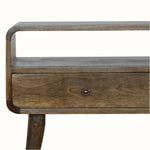 Hamade Open Console Table, Medium - Grey Wash Console Tables - Bokel Home