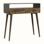 Hamade Open Console Table, Medium - Grey Wash Console Tables - Bokel Home