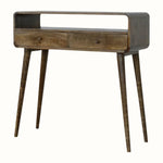 Hamade Open Console Table, Medium - Grey Wash Console Tables - Bokel Home