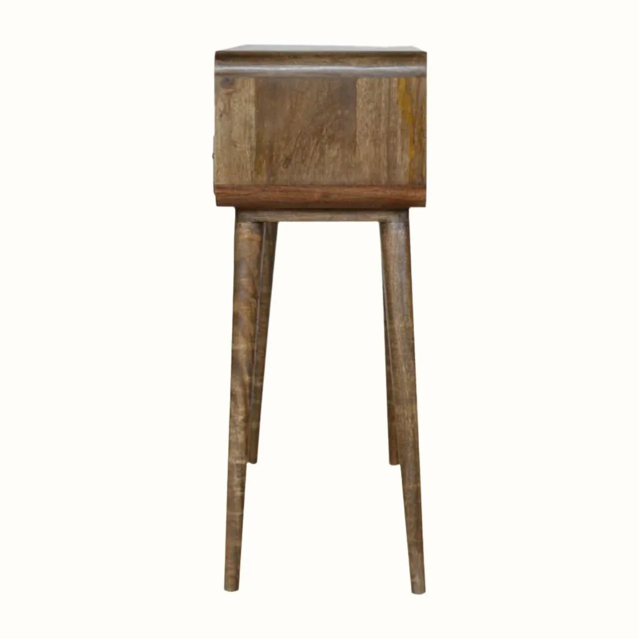 Hamade Open Console Table, Medium - Grey Wash Console Tables - Bokel Home