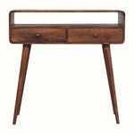 Hamade Open Console Table, Medium - Honey Caramel Console Tables - Bokel Home