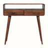 Hamade Open Console Table, Medium - Honey Caramel Console Tables - Bokel Home