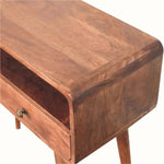 Hamade Open Console Table, Medium - Honey Caramel Console Tables - Bokel Home