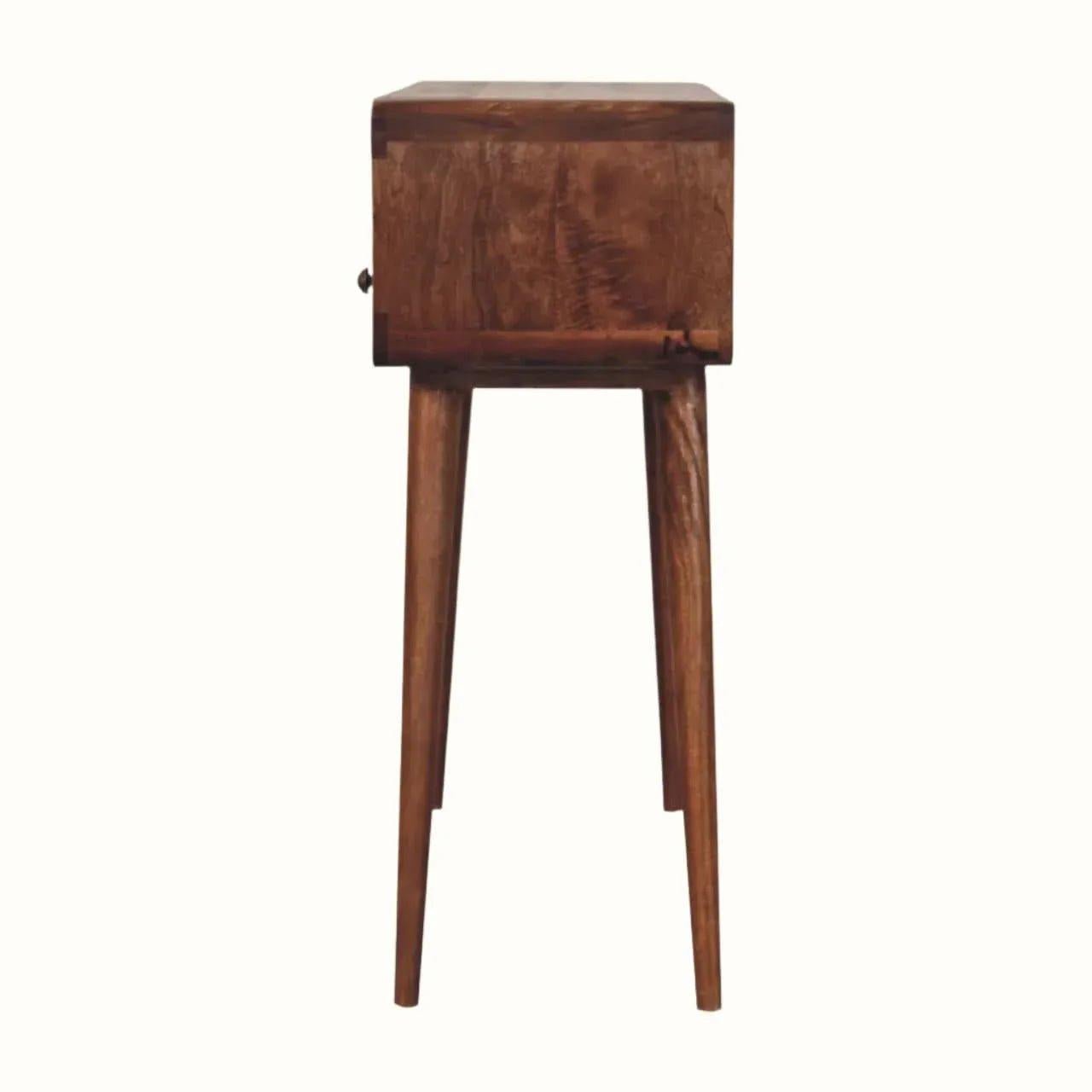 Hamade Open Console Table, Medium - Honey Caramel Console Tables - Bokel Home