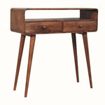 Hamade Open Console Table, Medium - Honey Caramel Console Tables - Bokel Home
