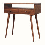 Hamade Open Console Table, Medium - Honey Caramel Console Tables - Bokel Home