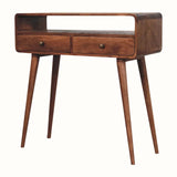 Hamade Open Console Table, Medium - Honey Caramel Console Tables - Bokel Home