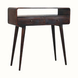 Hamade Open Console Table, Medium - Light Walnut Console Tables - Bokel Home