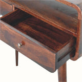 Hamade Open Console Table, Medium - Light Walnut Console Tables - Bokel Home