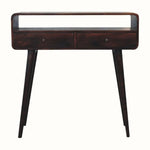 Hamade Open Console Table, Medium - Light Walnut Console Tables - Bokel Home