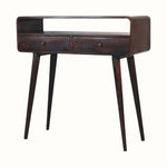 Hamade Open Console Table, Medium - Light Walnut Console Tables - Bokel Home