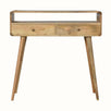 Hamade Open Console Table, Medium - Natural Console Tables - Bokel Home