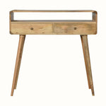 Hamade Open Console Table, Medium - Natural Console Tables - Bokel Home