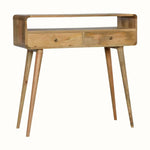 Hamade Open Console Table, Medium - Natural Console Tables - Bokel Home