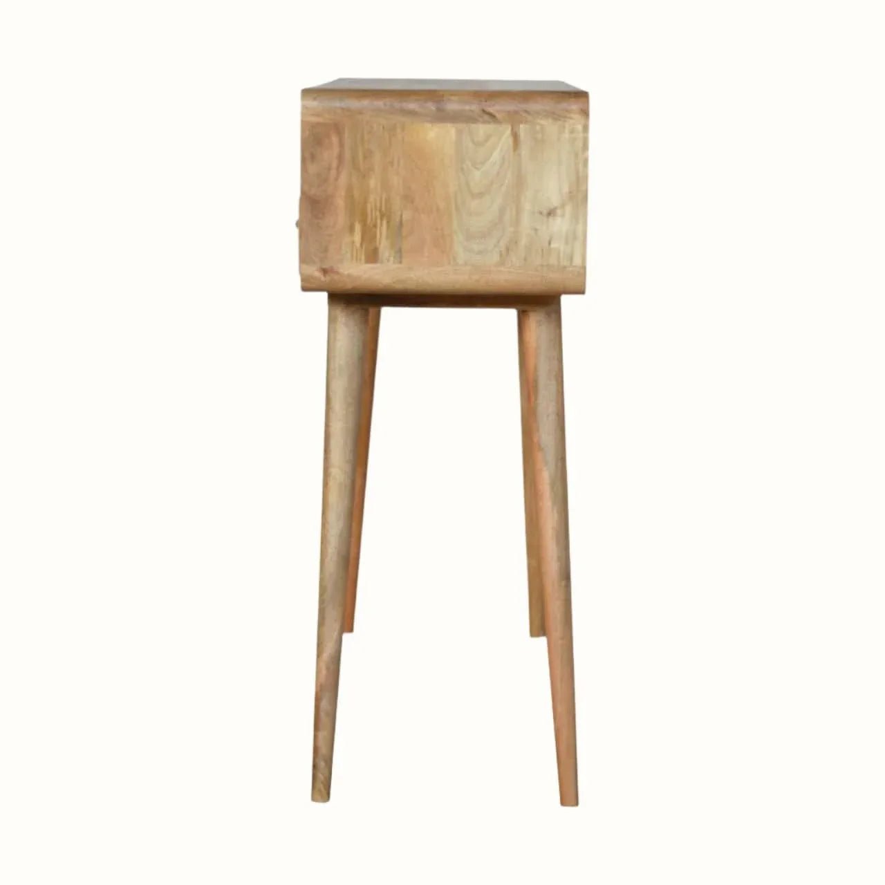 Hamade Open Console Table, Medium - Natural Console Tables - Bokel Home