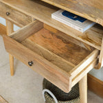 Hamade Open Console Table, Medium - Natural Console Tables - Bokel Home