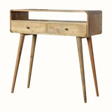 Hamade Open Console Table, Medium - Natural Console Tables - Bokel Home