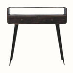 Hamade Open Console Table, Medium - Walnut Console Tables - Bokel Home