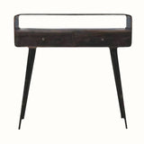 Hamade Open Console Table, Medium - Walnut Console Tables - Bokel Home