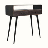 Hamade Open Console Table, Medium - Walnut Console Tables - Bokel Home