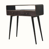 Hamade Open Console Table, Medium - Walnut Console Tables - Bokel Home