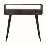 Hamade Open Console Table, Medium - Walnut Console Tables - Bokel Home