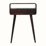 Hamade Open Console Table, Small - California Walnut Console Tables - Bokel Home