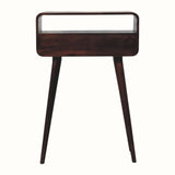Hamade Open Console Table, Small - California Walnut Console Tables - Bokel Home
