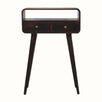 Hamade Open Console Table, Small - California Walnut Console Tables - Bokel Home
