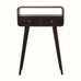 Hamade Open Console Table, Small - California Walnut Console Tables - Bokel Home