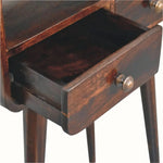 Hamade Open Console Table, Small - California Walnut Console Tables - Bokel Home