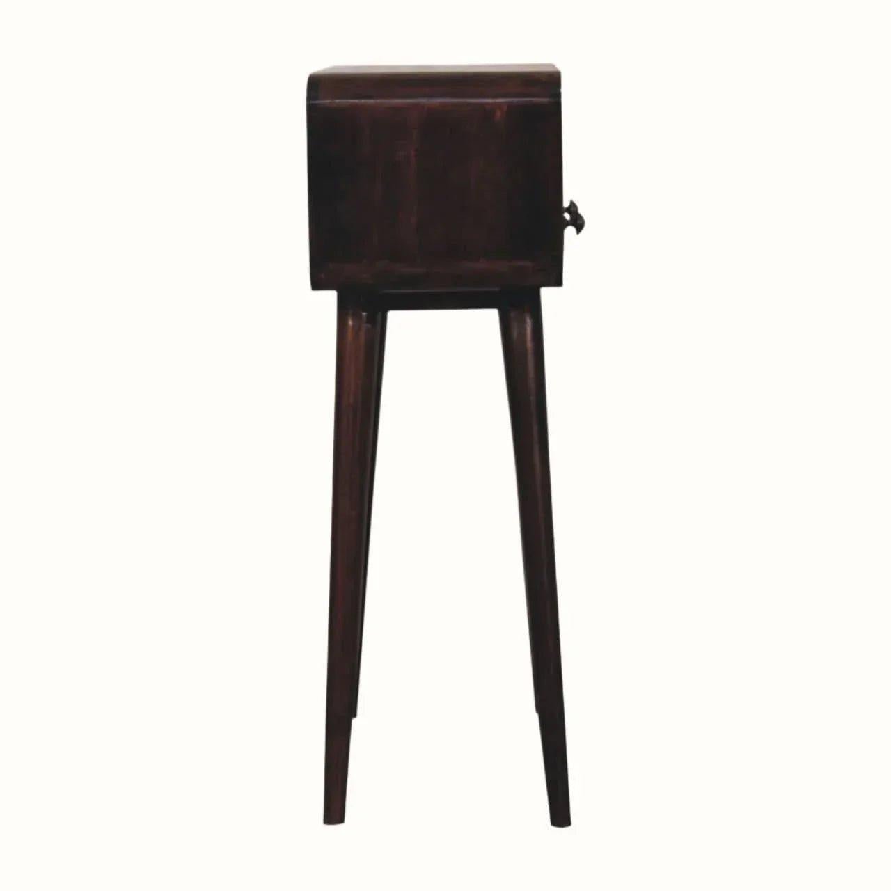 Hamade Open Console Table, Small - California Walnut Console Tables - Bokel Home