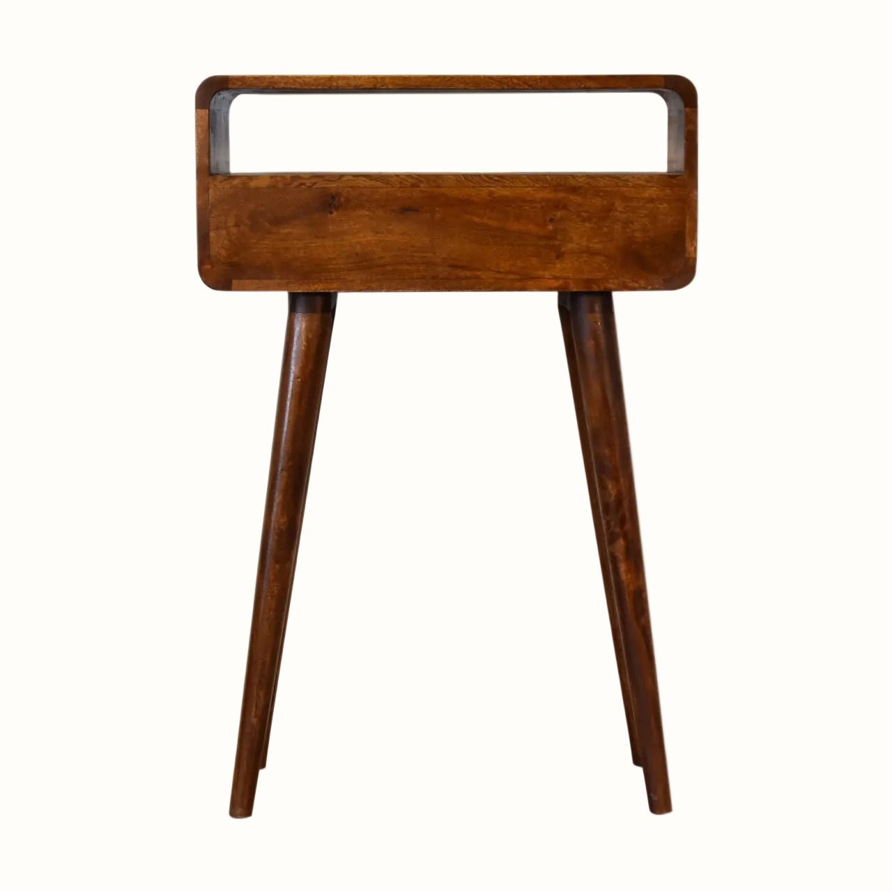 Hamade Open Console Table, Small - Chestnut Console Tables - Bokel Home