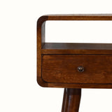 Hamade Open Console Table, Small - Chestnut Console Tables - Bokel Home