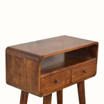 Hamade Open Console Table, Small - Chestnut Console Tables - Bokel Home
