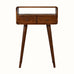 Hamade Open Console Table, Small - Chestnut Console Tables - Bokel Home