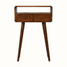 Hamade Open Console Table, Small - Chestnut Console Tables - Bokel Home