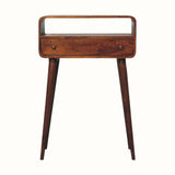 Hamade Open Console Table, Small - Chestnut Console Tables - Bokel Home