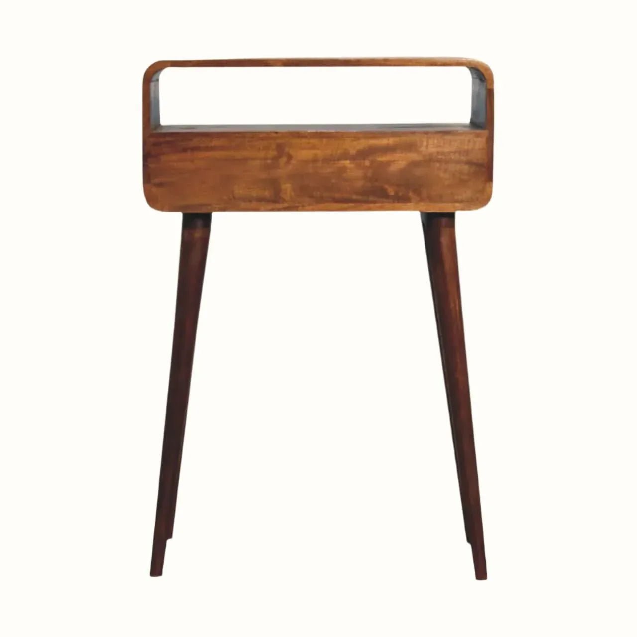 Hamade Open Console Table, Small - Chestnut Console Tables - Bokel Home