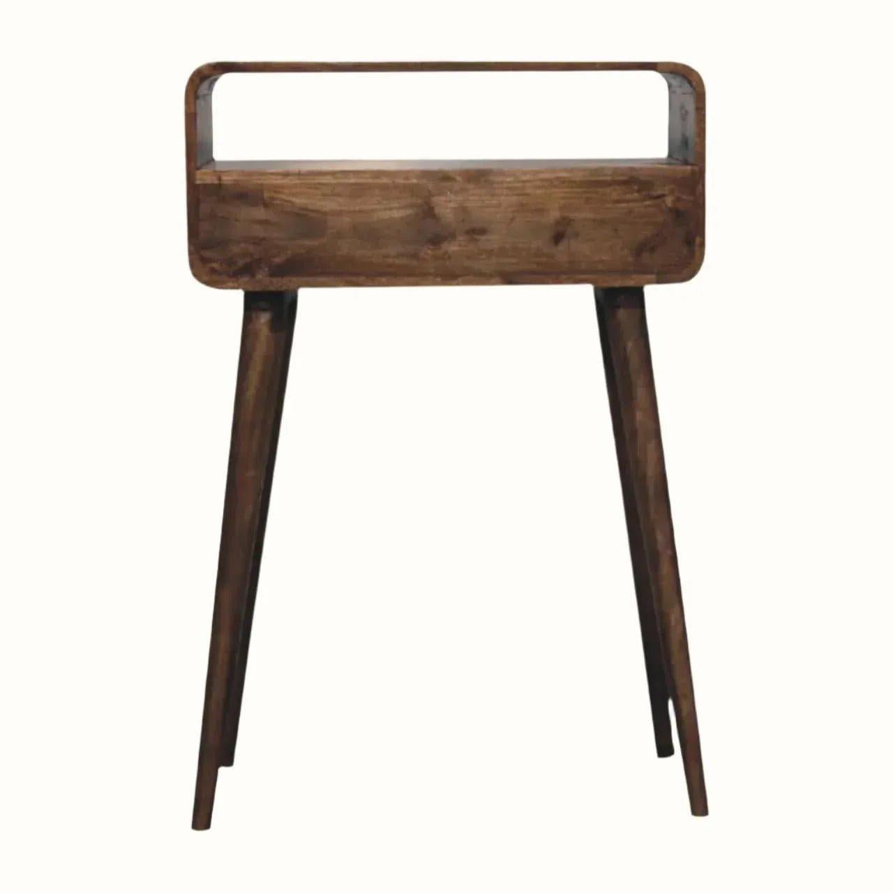 Hamade Open Console Table, Small - Grey Wash Console Tables - Bokel Home