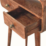 Hamade Open Console Table, Small - Honey Caramel Console Tables - Bokel Home